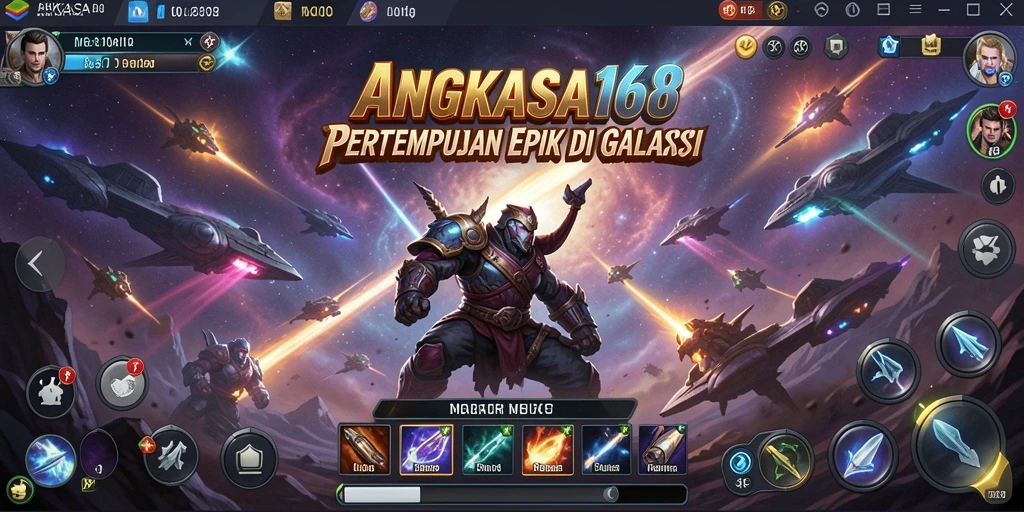 Gameplay ANGKASA168 dengan grafis luar angkasa yang menakjubkan.