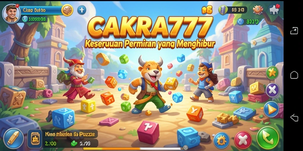 Gameplay CAKRA777 yang menantang dan menarik.