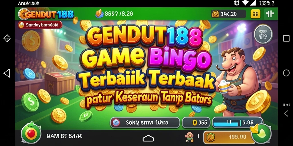 Screenshot menampilkan momen seru saat bermain Bingo di GENDUT188.