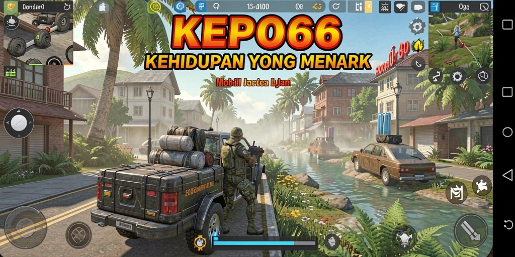 Tampilan gameplay menarik dari KEPO66 dengan interaksi karakter.