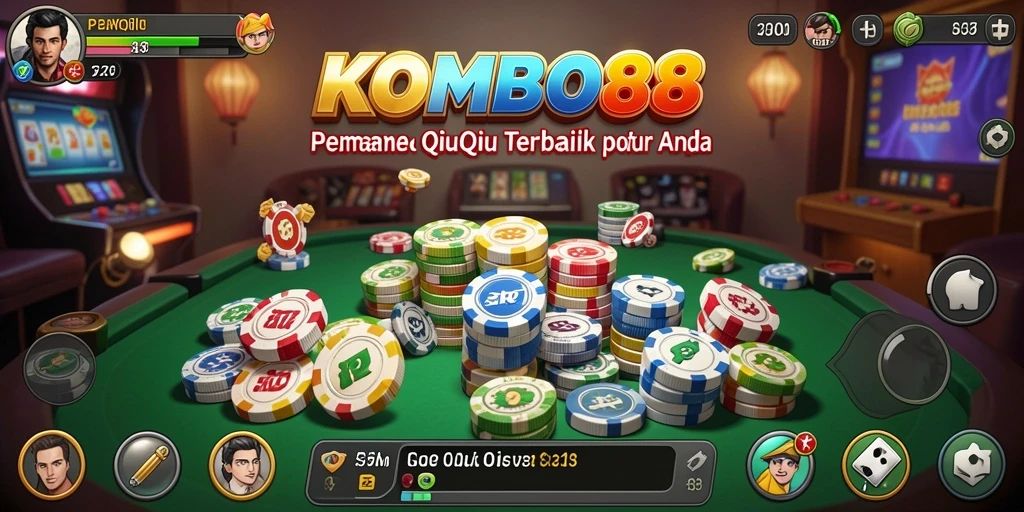 Tampilan gameplay QiuQiu yang seru dan menantang.