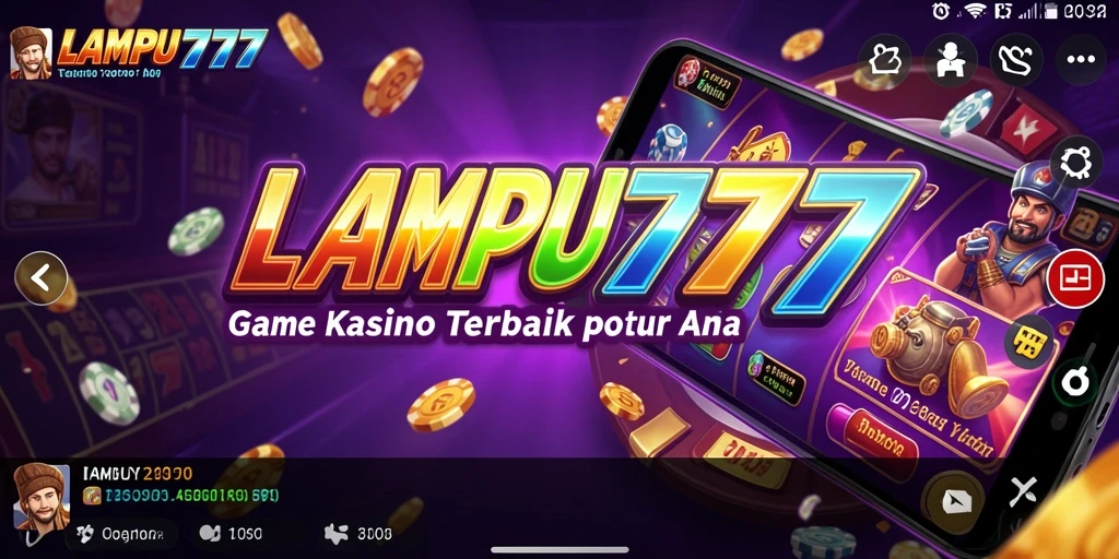 Tampilan gameplay seru LAMPU777 dengan berbagai permainan Kasino.