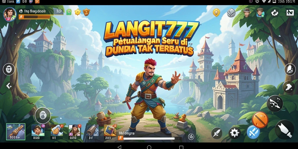 Tangkapan layar dari gameplay LANGIT777 yang menampilkan aksi petualangan yang seru.