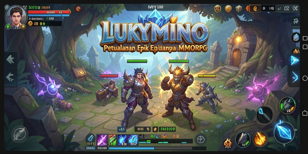 Tampilan gameplay menarik dan menantang dari LUKYMINO.