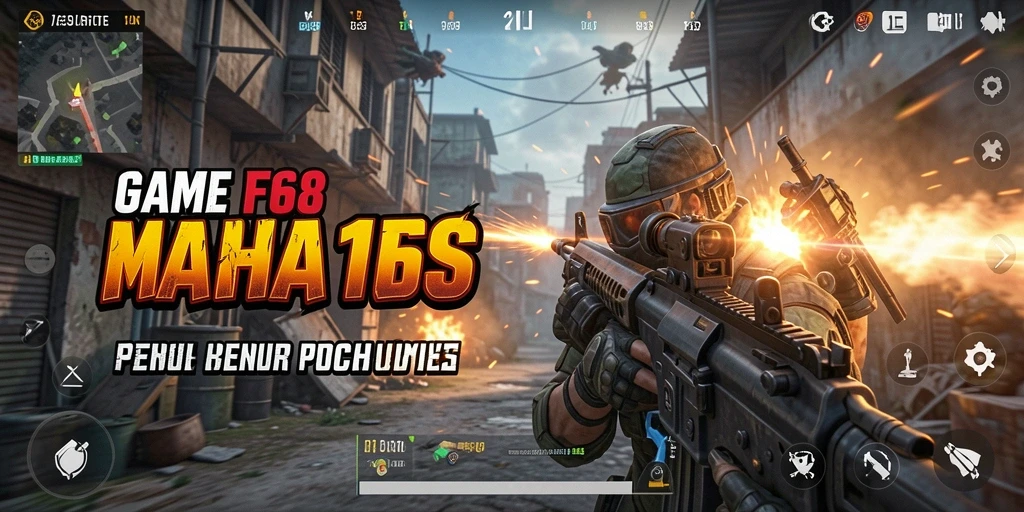 Gameplay MAHA168 yang intens dan strategis dalam FPS.