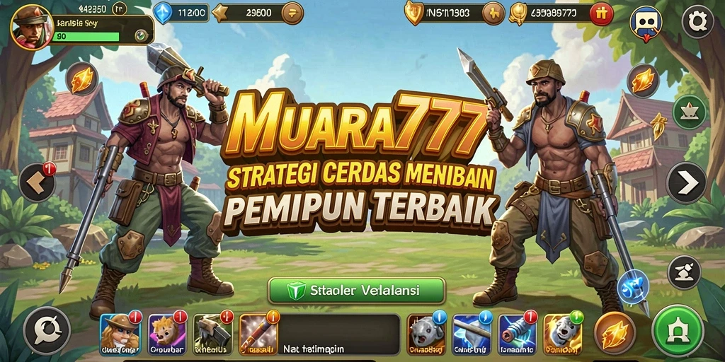 Tampilan gameplay strategis yang intens di MUARA777.
