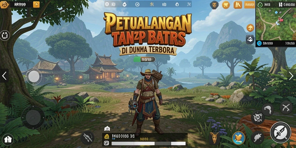 Gameplay menegangkan di dunia terbuka RR999 dengan berbagai petualangan.