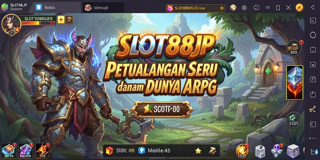 Tangkapan layar menampilkan aksi seru dalam game ARPG.