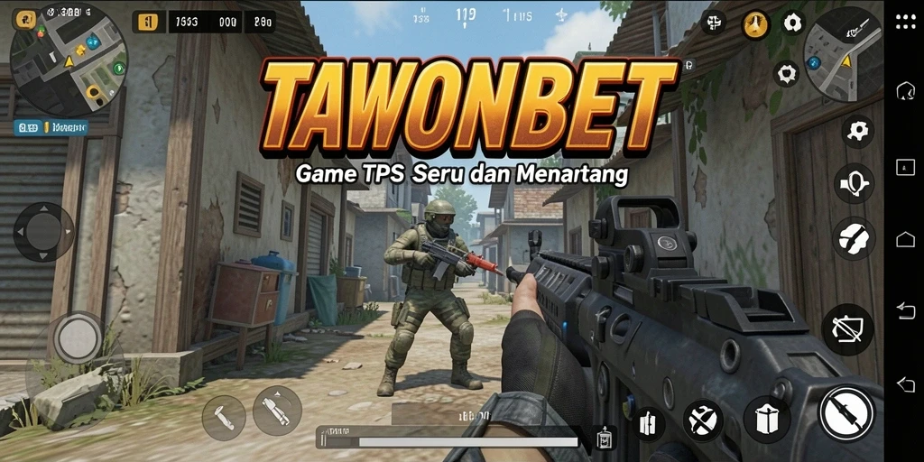 Tampilan gameplay TAWONBET yang menegangkan dan seru.