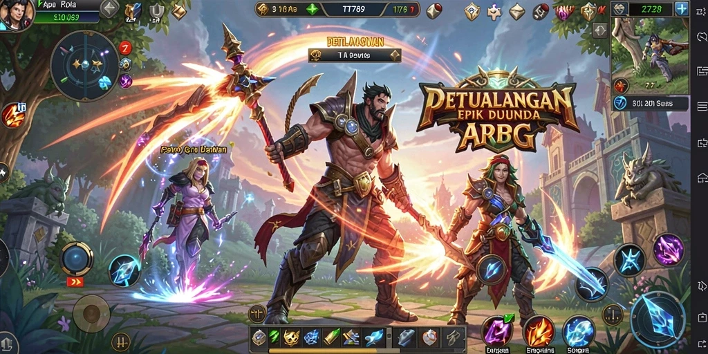 Screenshot gameplay TT789 menunjukkan karakter beraksi dalam pertempuran seru.